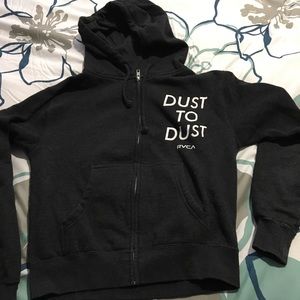 RVCA zip up hoodie